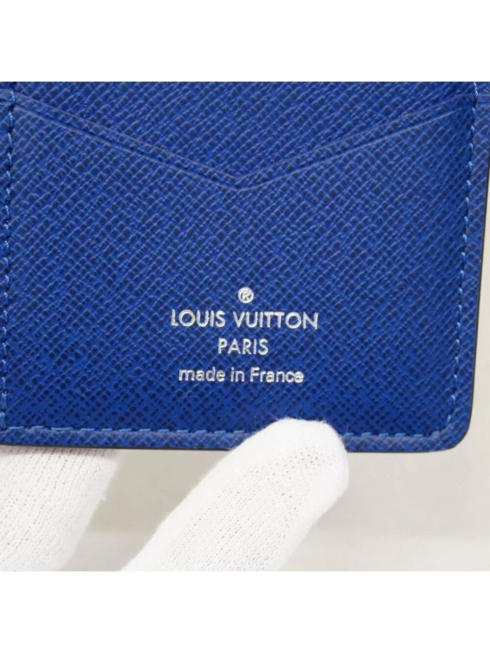 Louis Vuitton Card Case Taigarama Organizer de Poche Cobalt